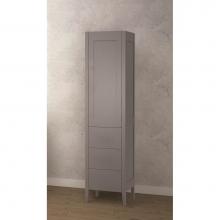 Madeli LCEN-181876-R001-TG-NP - Madeli Encore 18''W x 18''D x 76''H Free Standing Linen Cabinet R Hi