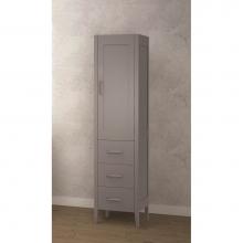 Madeli LCEN-181876-R001-TG-PN - Madeli Encore 18''W x 18''D x 76''H Free Standing Linen Cabinet R Hi