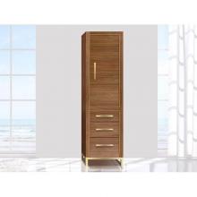 Madeli LCES-201871-R001-LC-NW-SB - Madeli Estate 20''W x 18''D x 76''H Free Standing Linen Cabinet R Hi