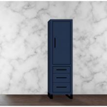 Madeli LCES-201871-R001-LS-SA-MB - Madeli Estate 20''W x 18''D x 76''H Free Standing Linen Cabinet R Hi