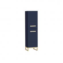 Madeli LCOM-201876-L001-LC-SA-HP-PC - Savvy 20''W x 18''D x 71''H Free Standing Linen Cabinet L Hinged in