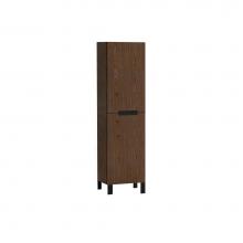 Madeli LCOM-201876-R001-LL-BR-H3-PC - Madeli Soho 20''W x 18''D x 76''H Free Standing Linen Cabinet R Hing