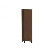 Madeli LCOM-201876-R001-LL-BR-NP-PN - Madeli Savvy 20''W x 18''D x 76''H Free Standing Linen Cabinet R Hin