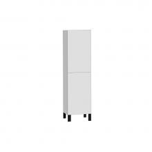 Madeli LCOM-201876-R001-LL-WH-NP-PC - Madeli Savvy 20''W x 18''D x 76''H Free Standing Linen Cabinet R Hin