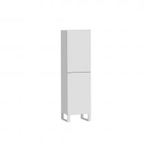 Madeli LCOM-201876-R001-LS-WH-NP-MB - Madeli Savvy 20''W x 18''D x 76''H Free Standing Linen Cabinet R Hin