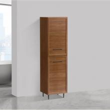 Madeli LCTR-201876-R001-LR-NW-HR-PC - Madeli Portrait 20''W x 18''D x 76''H Free Standing Linen Cabinet R