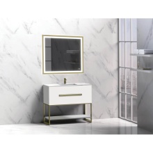 Madeli B080-36-001-LC-WH-PC - Loft 36'' Free Standing Vanity Cabinet White/HW: Polished Chrome(PC)