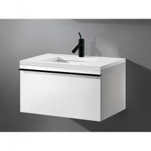 Madeli B990-30-002-WH-PN - Venasca 30''. White Wall Hung Cabinet