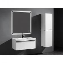 Madeli B990-36-002-WH-PN - Venasca 36''. White Wall Hung Cabinet