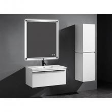 Madeli B990-42-002-WH-MB - Venasca 42''. White Wall Hung Cabinet