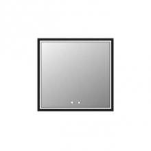 Madeli MC-IL3036-RM-04-R00-BN - Illusion Lighted Mirrored Cabinet , 30X36''Right Hinged-Recessed Mount, Brus. Nickel Fra