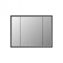 Madeli MC-IL4836C-RM-04-000-PC - Illusion Lighted Mirrored Cabinet , 48X36''-12L/24L/12R-Recessed Mount, Pol. Chrome Fram
