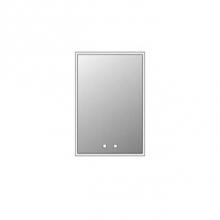 Madeli MC-VA2036-SM-04-L00-SB - Vanguard Lighted Mirrored Cabinet , 19X35''-Left Hinged-Surface Mount, Satin Brass Side