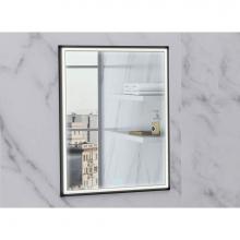 Madeli MC-IL2030-RM-04-L00-MB - Madeli Illusion Lighted Mirrored Cabinet, Recessed Mount, 20'' x 30'' x 4-3/4&