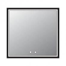 Madeli MC-IL3030-RM-04-R00-MB - Madeli Illusion Lighted Mirrored Cabinet, Recessed Mount, 30'' x 30'' x 4-3/4&