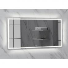 Madeli MC-IL6036C-RM-04-000-BN - Madeli Illusion Lighted Mirrored Cabinet, Recessed Mount, 60'' x 36'' x 4-3/4&