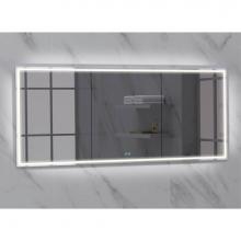 Madeli MC-IL7236D-RM-04-000-BN - Madeli Illusion Lighted Mirrored Cabinet, Recessed Mount, 72'' x 36'' x 4-3/4&