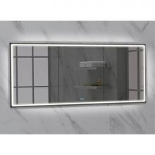 Madeli MC-IL7236D-RM-04-000-MB - Madeli Illusion Lighted Mirrored Cabinet, Recessed Mount, 72'' x 36'' x 4-3/4&
