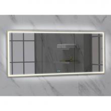Madeli MC-IL7236D-RM-04-000-SB - Madeli Illusion Lighted Mirrored Cabinet, Recessed Mount, 72'' x 36'' x 4-3/4&