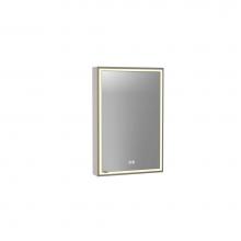 Madeli MC-PI2030-SM-04-L00-BN - Madeli Pioneer Lighted Mirrored Cabinet, Surface Mount, 20'' x 30'' x 4-3/4&ap