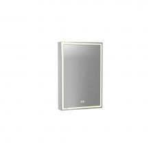 Madeli MC-PI2030-SM-04-R00-PC - Madeli Pioneer Lighted Mirrored Cabinet, Surface Mount, 20'' x 30'' x 4-3/4&ap