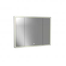 Madeli MC-PI4836C-SM-04-000-PC - Madeli Pioneer Lighted Mirrored Cabinet, Surface Mount, 48'' x 36'' x 4-3/4&ap