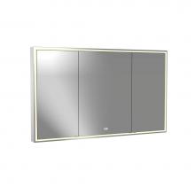 Madeli MC-PI6036C-SM-04-000-PC - Madeli Pioneer Lighted Mirrored Cabinet, Surface Mount, 60'' x 36'' x 4-3/4&ap