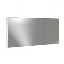 Madeli MC-VA7236D-SM-04-000-MR - Madeli Vanguard Lighted Mirrored Cabinet, Surface Mount, 72'' x 36'' x 4-3/4&a