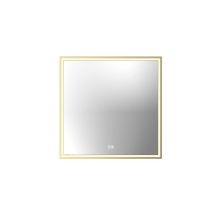 Madeli MC-IL3030-RM-04-L00-25-SB - Illusion Lighted Mirrored Cabinet, Recessed Mount, 30'' x 30'' x 4-3/4'&a