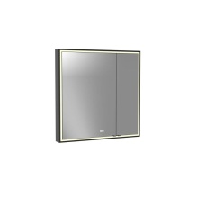 Madeli MC-PI3636L-SM-04-L24-25-MB - Pioneer Lighted Mirrored Cabinet, Surface Mount, 36'' x 36'' x 4-3/4'&apo