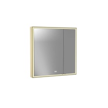 Madeli MC-PI3636L-SM-04-L24-25-SB - Pioneer Lighted Mirrored Cabinet, Surface Mount, 36'' x 36'' x 4-3/4'&apo