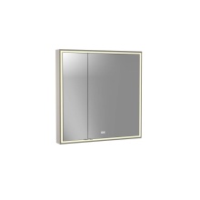 Madeli MC-PI3636R-SM-04-R24-25-BN - Pioneer Lighted Mirrored Cabinet, Surface Mount, 36'' x 36'' x 4-3/4'&apo