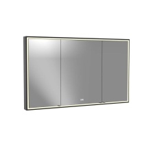 Madeli MC-PI6036C-SM-04-000-25-MB - Pioneer Lighted Mirrored Cabinet, Surface Mount, 60'' x 36'' x 4-3/4'&apo