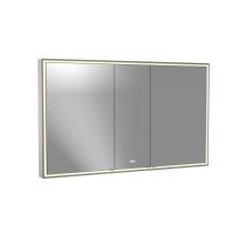 Madeli MC-PI6036D-SM-04-000-25-BN - Pioneer Lighted Mirrored Cabinet, Surface Mount, 60'' x 36'' x 4-3/4'&apo
