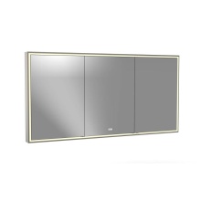 Madeli MC-PI7236D-SM-04-000-25-BN - Pioneer Lighted Mirrored Cabinet, Surface Mount, 72'' x 36'' x 4-3/4'&apo