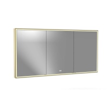 Madeli MC-PI7236D-SM-04-000-25-SB - Pioneer Lighted Mirrored Cabinet, Surface Mount, 72'' x 36'' x 4-3/4'&apo