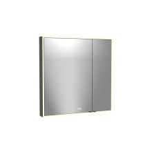 Madeli MC-VA3636L-SM-04-L24-25-MB - Vanguard Lighted Mirrored Cabinet, Surface Mount, 30'' x 36'' x 4-3/4'&ap