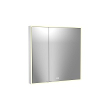 Madeli MC-VA3636R-SM-04-R24-25-PN - Vanguard Lighted Mirrored Cabinet, Surface Mount, 36'' x 36'' x 4-3/4'&ap
