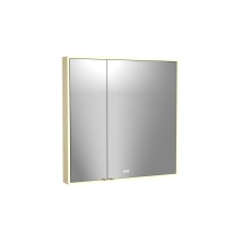 Madeli MC-VA3636R-SM-04-R24-25-SB - Vanguard Lighted Mirrored Cabinet, Surface Mount, 36'' x 36'' x 4-3/4'&ap