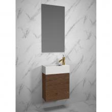 Madeli B050-19-002-BR - Madeli Petite 19'', Wall Hung Vanity Cabinet, Brandy