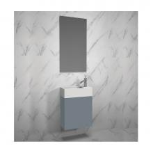 Madeli B050-19-002-TG - Petite 19'', Wall Hung Vanity Cabinet, Studio Grey