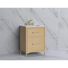 Madeli B465-24-001-LY-NO-HY-PC - Profile 24'' Free standing Vanity Cabinet in Natural Oak/HW: Polished Chrome(PC)