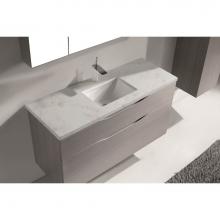 Madeli QSA1812-48-130-WC - Quartzstone Countertop,  48'' x 18'' x 3/4'', Single Basin,  8'