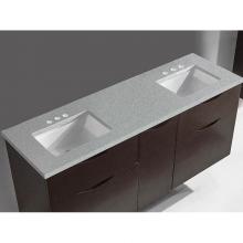 Madeli QSA1812-60-230-VG - Madeli Quartzstone Countertop,  60'' x 18'' x 3/4'', Double Basin,