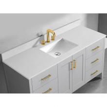 Madeli QST2208-60-130-WH - Madeli Quartzstone Countertop,  60'' x 18'' x 3/4'', Single Basin,