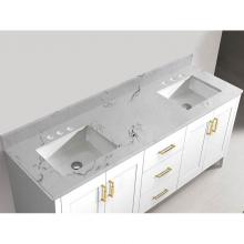 Madeli QST2208-72-230-WC - Madeli Quartzstone Countertop,  72'' x 18'' x 3/4'',  8''
