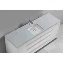 Madeli QSV2230-60-110-VG - Madeli Quartzstone Countertop,  60'' x 22'' x 3'', Single Basin,  Si