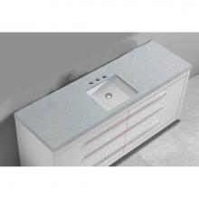 Madeli QSV2230-60-130-VG - Madeli Quartzstone Countertop,  60'' x 22'' x 3'', Single Basin,  8&