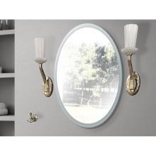 Madeli RL-EV2030-003-AL - Madeli Evo Oval Mirror, 20'' x 30'' x 3/4'',  Plain Edge