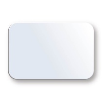 Madeli RL-PT3020-003-AL - Euro Mirror, 30''x 20'' x 3/4'', Rectangle, Rounded Edge